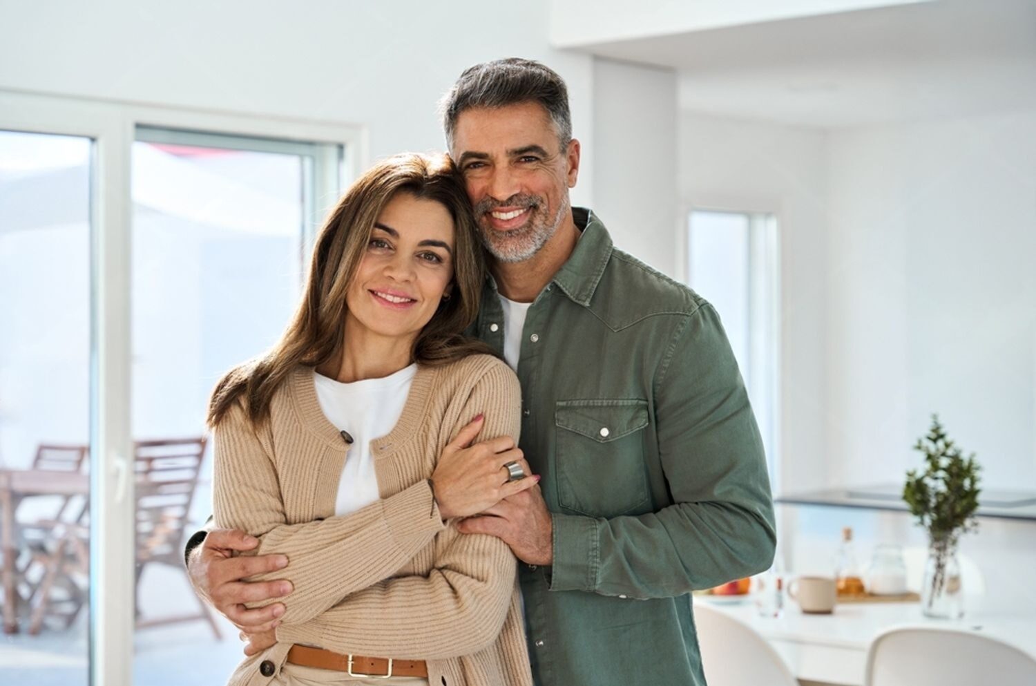 Couple enjoying an active lifestyle supported by personalized hormone therapy care
